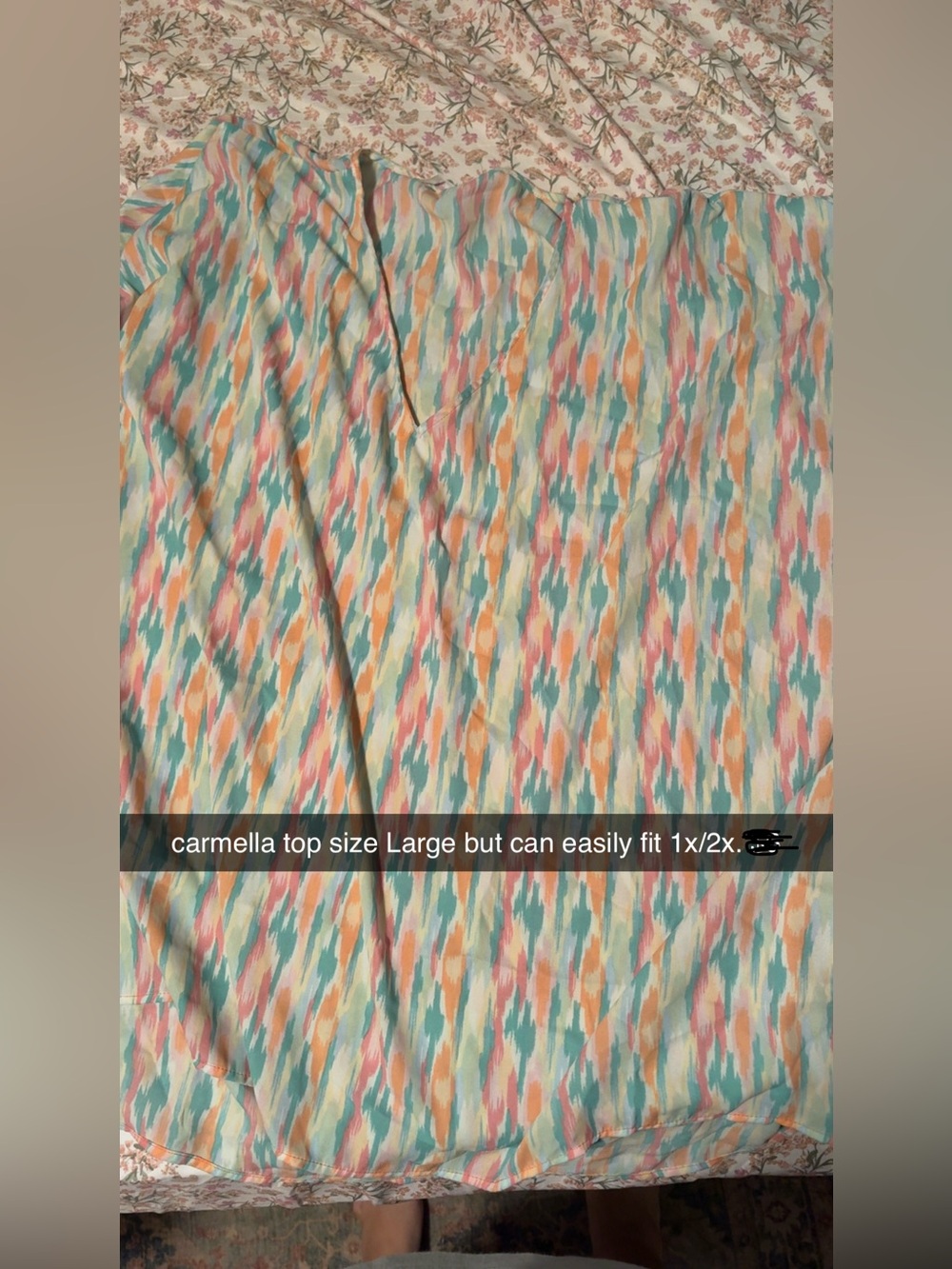 Women's Multicolor Print Top